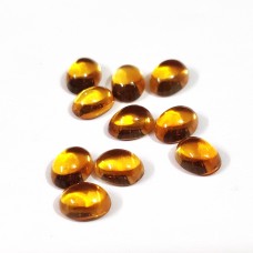 Citrine 8x6mm oval cabochon 1.48 cts